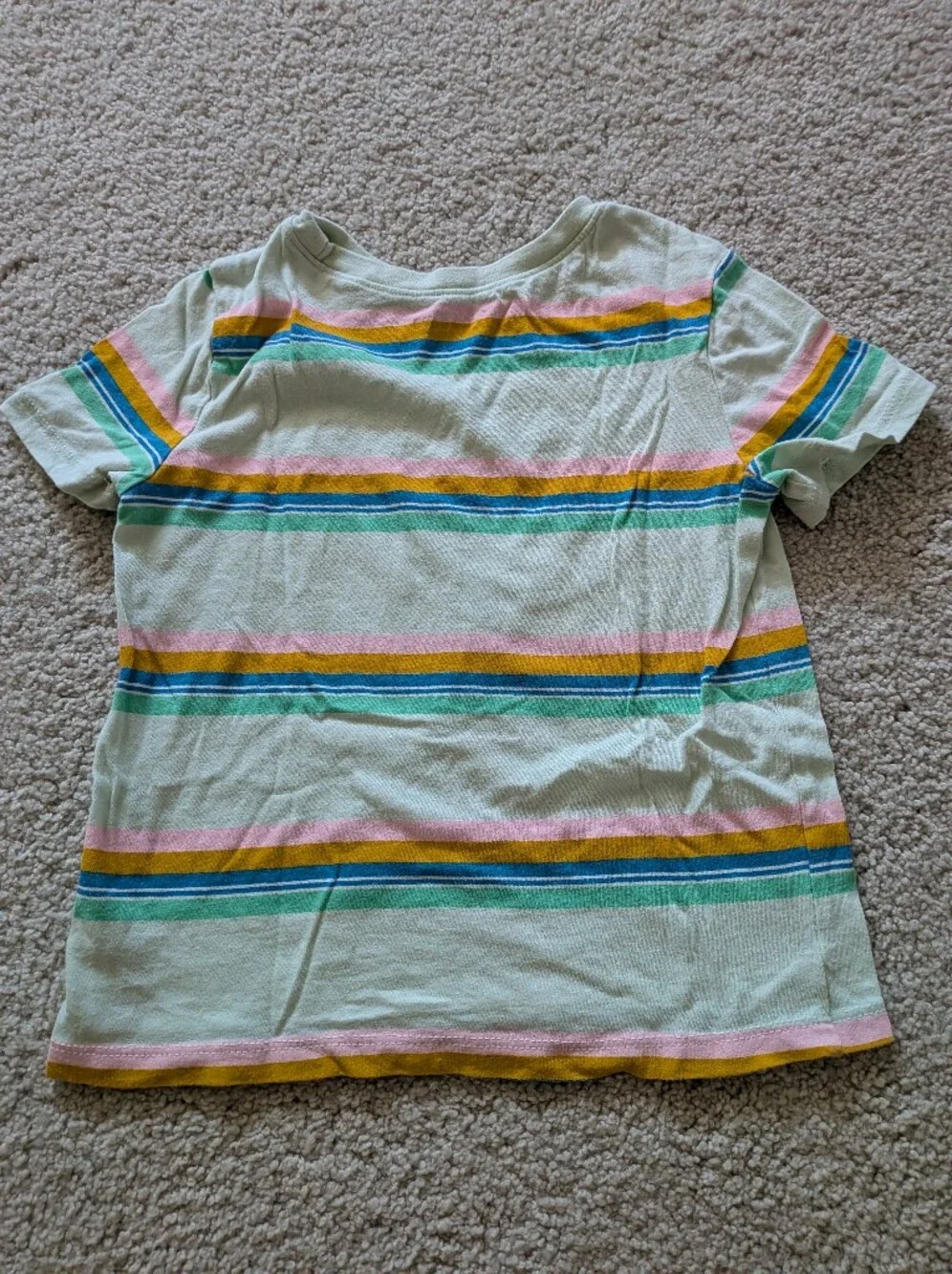 Old Navy Pastel Stripe Short Sleeve Tee - Mint, Pink, Yellow, Blue